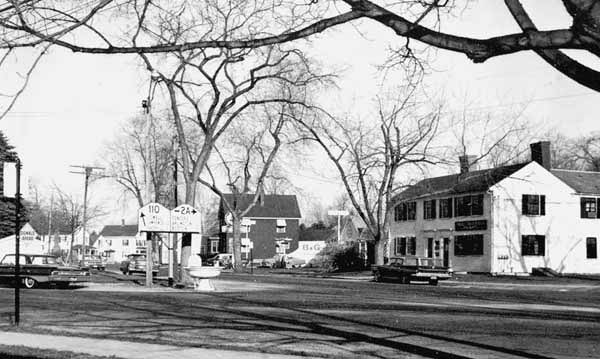 View down Stevens St