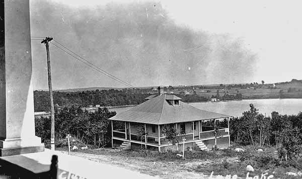 View towards the lake from the Clubhouse